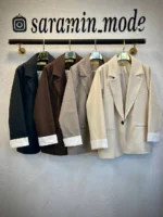 خرید کت مچ راه راه/مزون سارامین