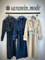 خرید بارانی بلند /مزون سارامین