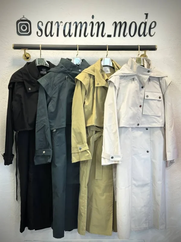 خرید بارانی ۲ تکه/مزون سارامین